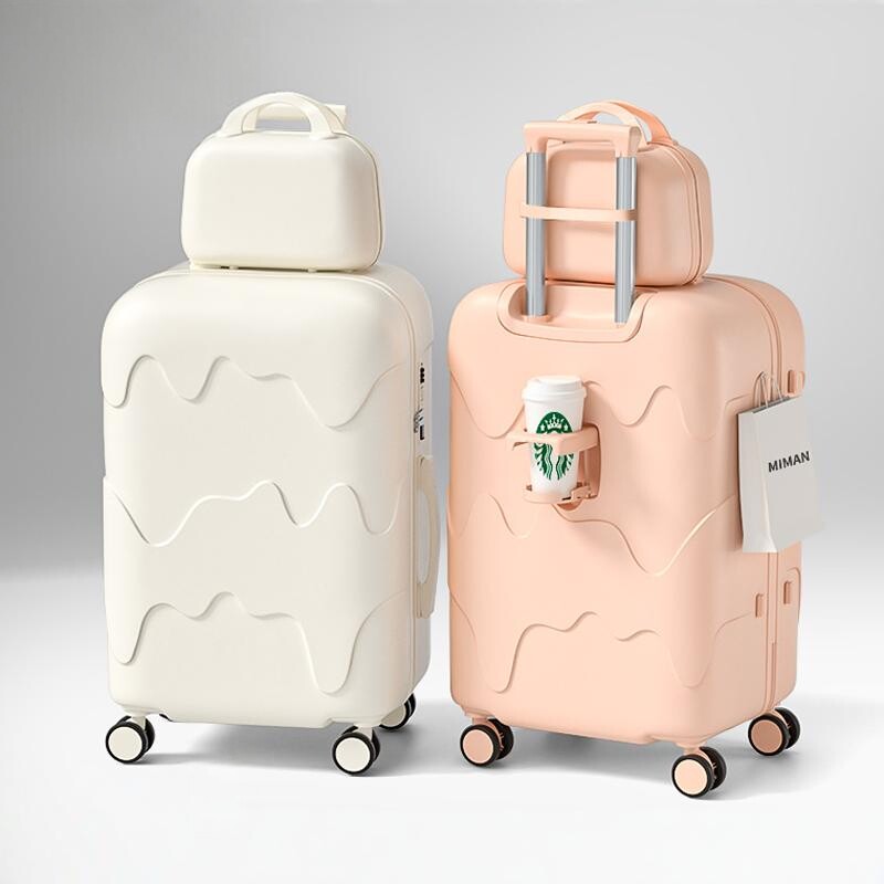 大容量行李箱女2026新款20寸24拉杆旅行密码皮箱子母结实耐用加厚