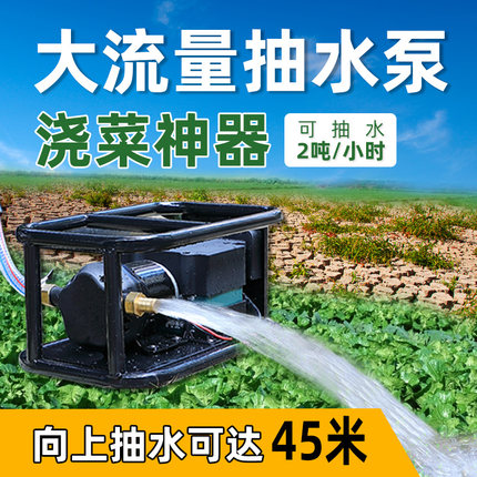 充电式抽水泵农用浇菜灌溉神器浇水机小型电动抽水泵大流量自吸泵