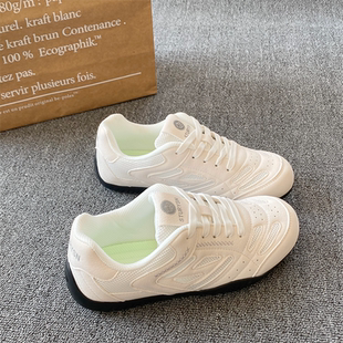 网面透气百搭休闲小白鞋 轻便情侣软底德训鞋 新款 2026春季 男女同款