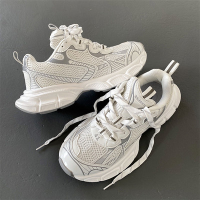 网面透气厚底情侣老爹鞋百搭