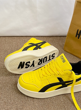 韩版小众复古板鞋男ins潮2026春季新款情侣百搭运动休闲小白鞋子