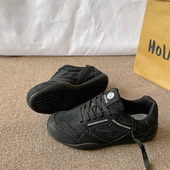 情侣百搭运动休闲板鞋 黑色网面赛车德训鞋 新款 2026春季 子 男女同款