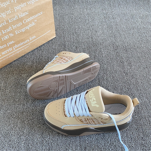 复古小众厚底板鞋女ins潮