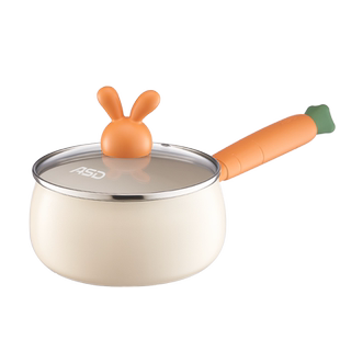 爱仕达小奶锅不粘锅陶瓷无化学涂层宝宝辅食锅婴儿煎煮汤锅泡面锅