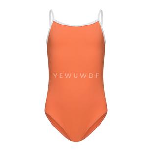 艺术女孩运动连体透气芭蕾体服儿童舞蹈服艺考新款 舞衣高胯考级演