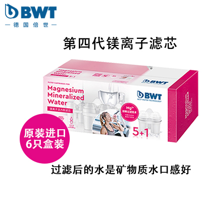 德国原装进口bwt倍世净水壶滤芯镁离子碧然德通用直饮滤水壶滤芯