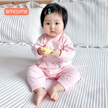 婴儿连体衣四季款无骨空气层保暖哈衣