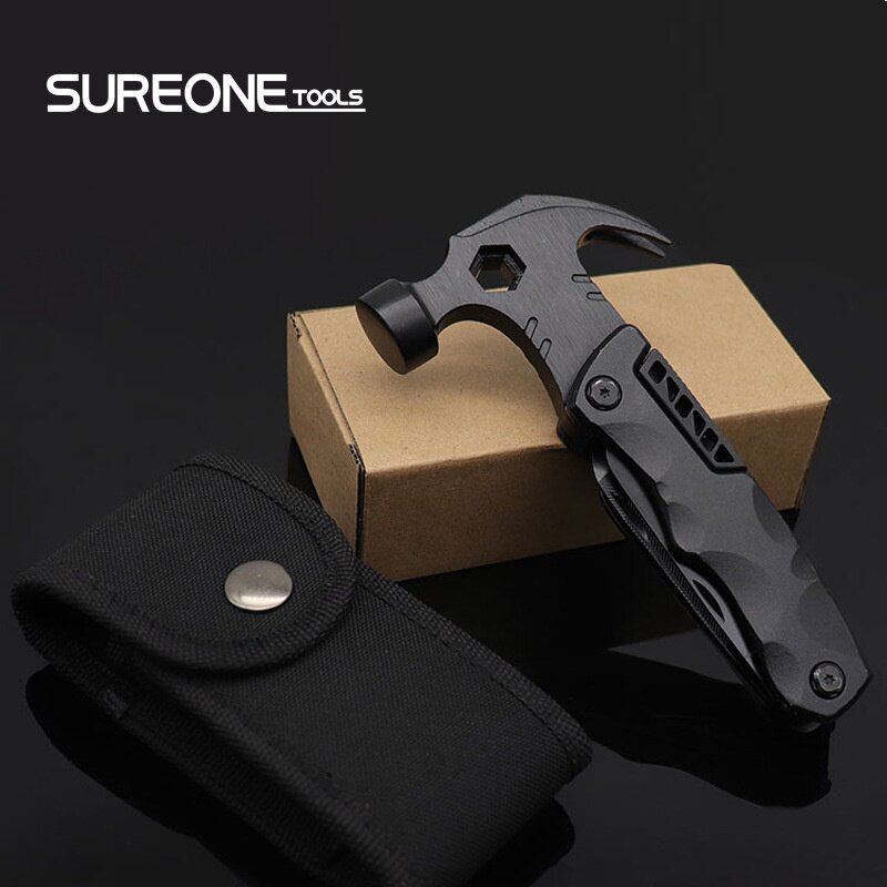 羊角锤救生锤破窗锤多功能钳锤户外工具地钉车载锤子应急破窗