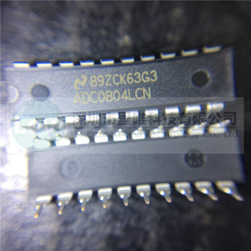 ADC0804 ADC0804LCN DIP20 8位CMOS逐次比较型A/D转换器芯片 原装