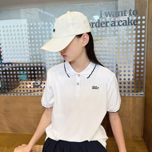 高颜值女童POLO衫谁懂啊这款太美