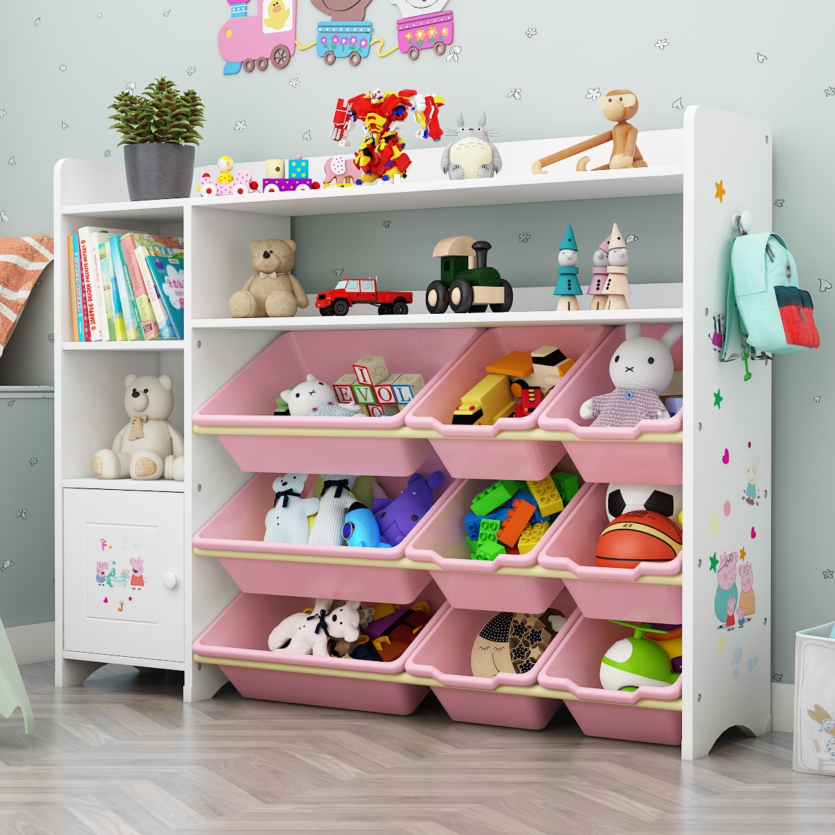 儿童玩具收纳架置物架多层