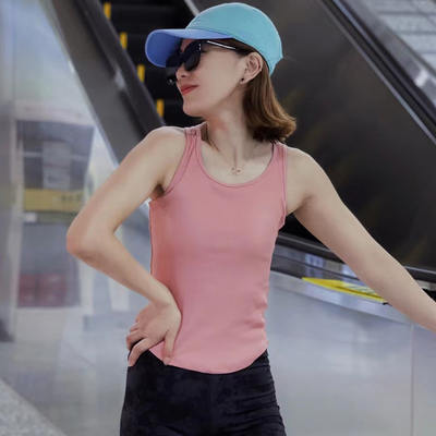 无袖含胸垫上衣SLENDDY