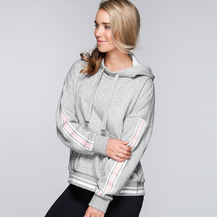 Lorna Jane春夏保暖连帽加绒上衣运动跑步瑜伽长袖T恤卫衣外套女