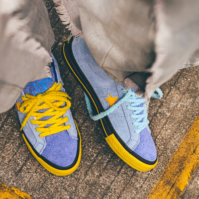 蓝黄全麂皮onestar五角星Soulgoods灵魂虎低帮美式街头板鞋休闲鞋