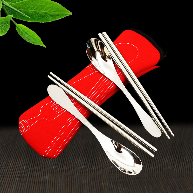 316不锈钢筷子勺子套装