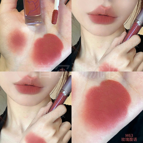 girlcult唇釉游园惊梦唇霜玫瑰腹语雾面哑光唇泥豆沙裸色口红构奇