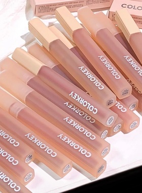 colorkey珂拉琪唇釉水雾唇露p307水生花露甜心芭乐色不沾杯不掉色