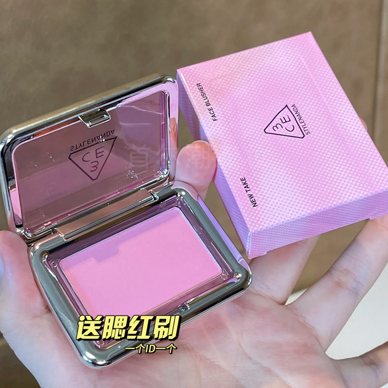 3ce腮红盘单色腮紫youthpink女slide slowly膨胀色官方旗舰店正品 彩妆/香水/美妆工具 腮红/胭脂 原图主图