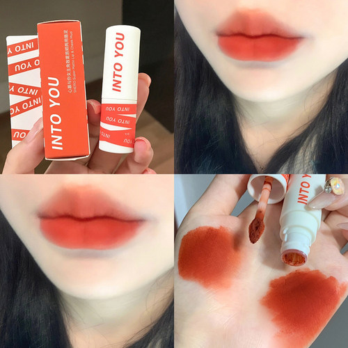 intoyou唇泥烂番茄色夏天口红