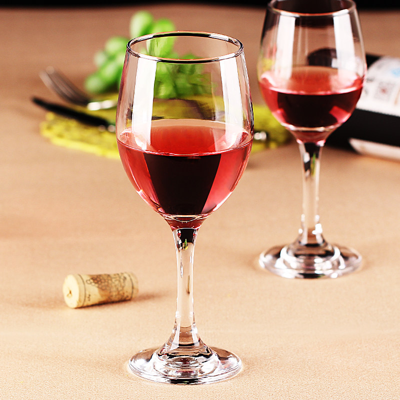 加厚玻璃红酒杯高脚杯大号水晶葡萄酒杯家用新款香槟杯大肚杯包邮