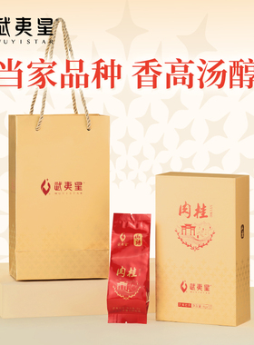 武夷星山语肉桂SY1300礼盒装96g 坑涧肉桂特级武夷岩茶乌龙茶茶叶