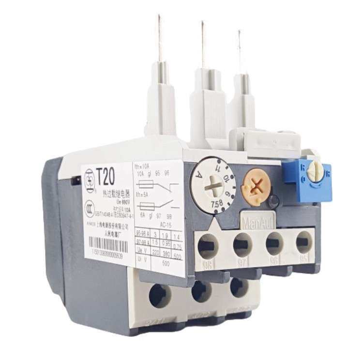 上海人民上联热过载继电器T6-01_T20-11_T40-11_T70-11_T110-11-