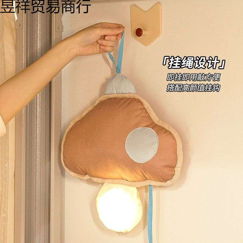 悬挂小夜灯充电式氛围学生宿舍床上用挂灯床头睡眠专用吊灯可遥控