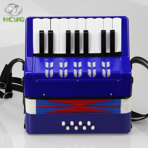 HCYQ 17key8bass玩具乐器，键盘式8贝司儿童迷你手风琴