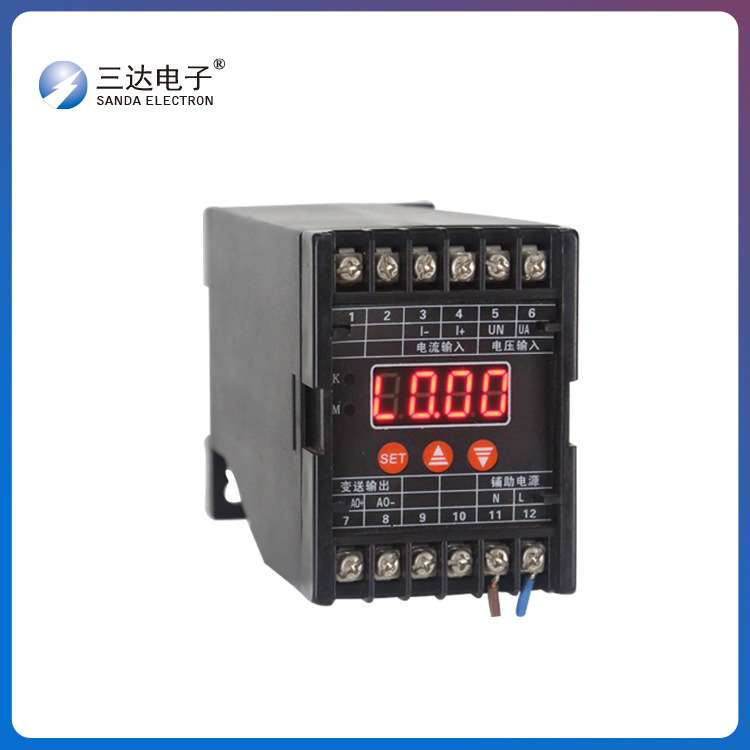 三达牌jd194-bs41电流变送器 多功能变送器 交直流变送器安装方式