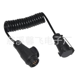 弹簧线 拖车螺旋线 拖车连接器 汽车信号灯连接线 汽车拖车线