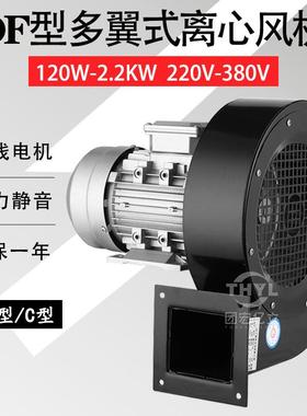 750W多翼式离心风机DF-7/DF-2-II低噪声鼓风机220V380V