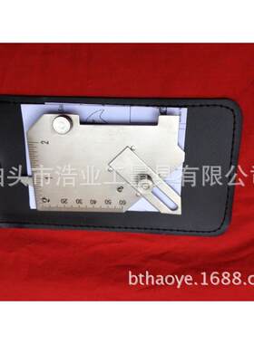 多功能焊接规 MG-8凸轮式焊缝量规 焊接高度尺 坡口角度 45度角