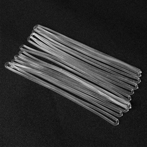 现货环保彩色PVC透明绳外出行李箱牌挂绳登机牌挂绳吊绳跨境