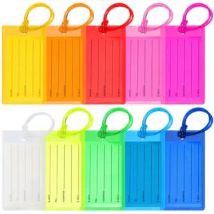 亚马逊Luggage Tag彩色塑料PVC行李牌软胶插卡行李牌托运牌印LOGO