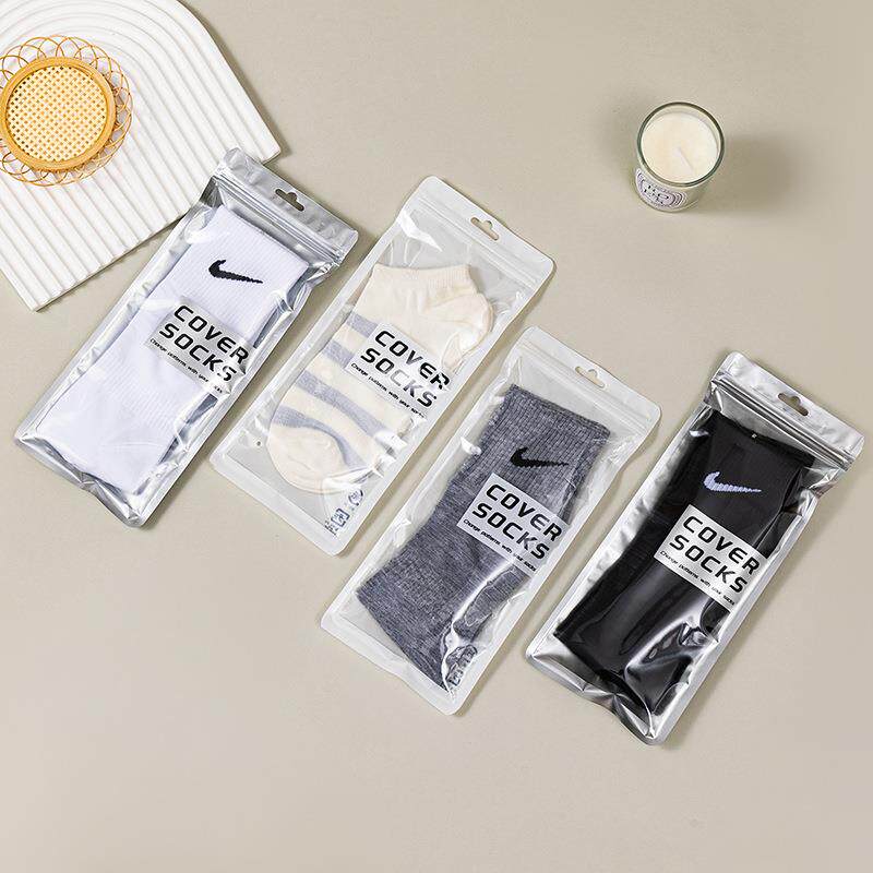 通用高档袜子包装袋男女士时尚船袜棉袜运动袜子自封袋丝袜拉链袋