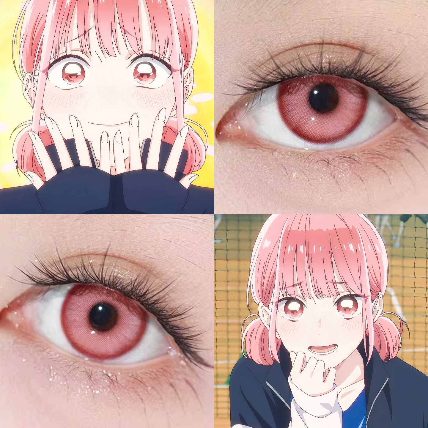 蝶野雏cos美瞳日抛青之箱蓝箱丁香褐粉樱奶昔胭脂扣恶魔之眼舒bs