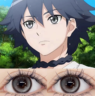 白月初cos美瞳涂山苏苏半年抛大直径混血隐形眼镜灰色绿色漫展6st