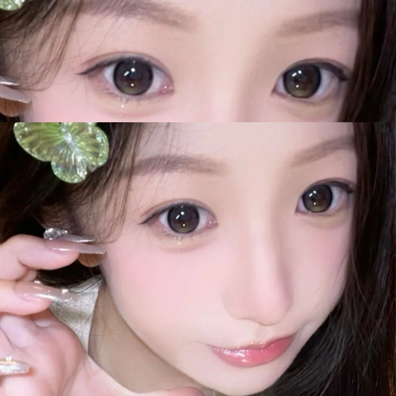 himi花心超人半年抛美瞳小小怪黑不溜秋大直径隐形眼镜旗舰店7ST图片