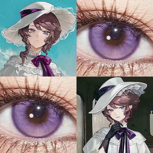 费利西安cos美瞳日抛紫色重返未来1999紫色光晕紫酸Q葡萄正品舒bs