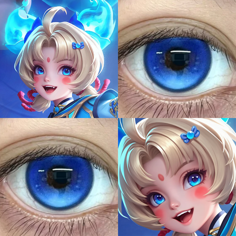 阿古朵夜顽趣COS美瞳日抛