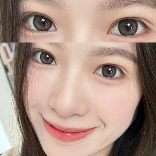 水滴光晕美瞳半年抛toastnomi大直径亚裔混血隐形眼镜一年抛女9tb