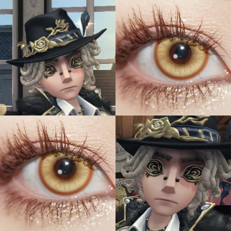 勘探员枭徒cos美瞳半年抛第五人格隐形眼镜混血显色Doya漫展佳AH