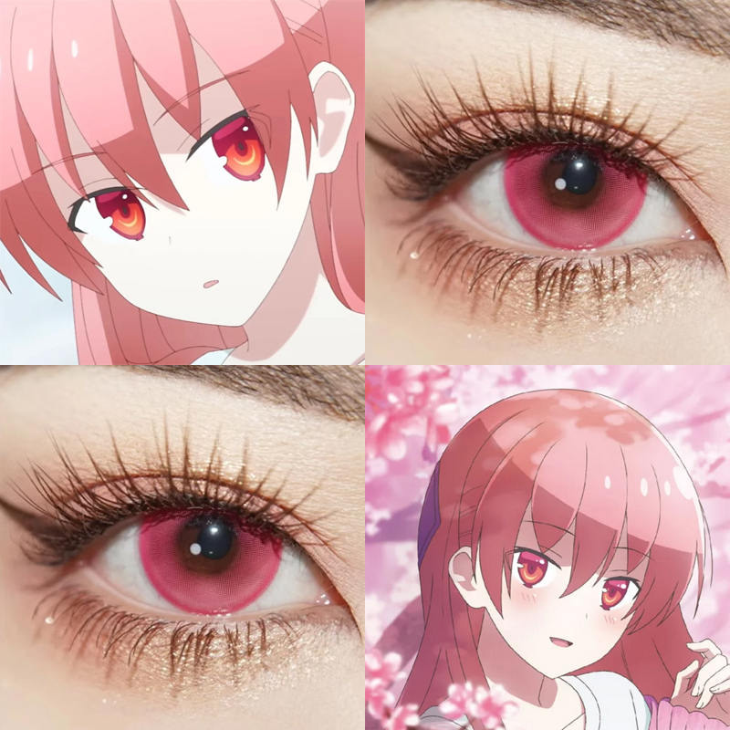 由崎司cos美瞳半年抛总之就是非常可爱大直径隐形眼镜cosplay佳gz