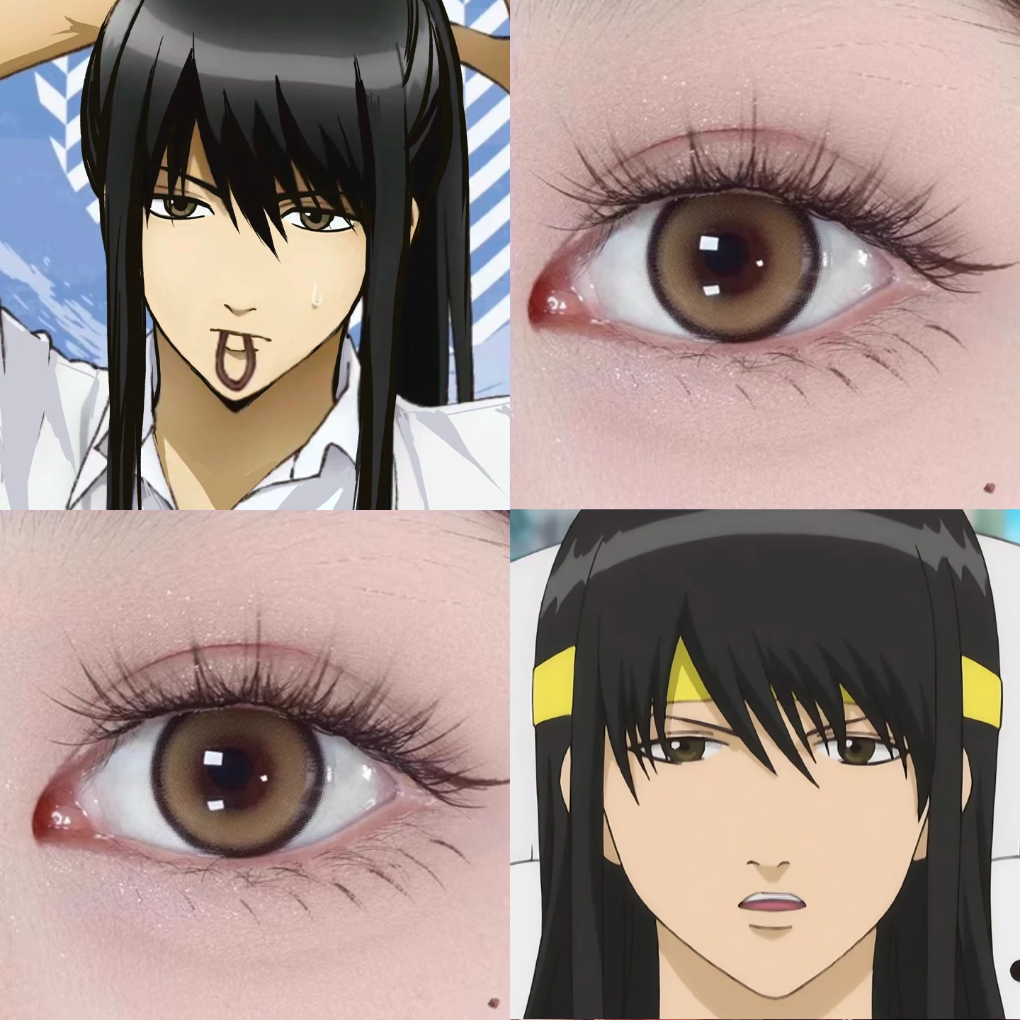 桂小太郎cos美瞳日半年抛银魂绪露卡不焦绿魔女画廊棕黄豆豆舒bs