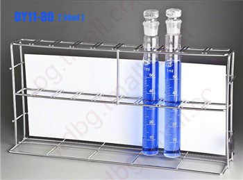 不锈钢比色管架50ML 10孔 白色背板组合直径27mm Φ27比色管用i.