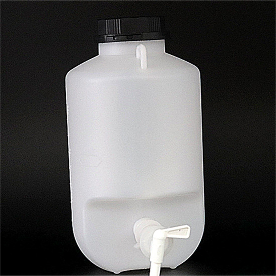 塑料放水桶 下口瓶 实验放水瓶 带刻度耐酸碱 塑料龙头瓶5l10l25l