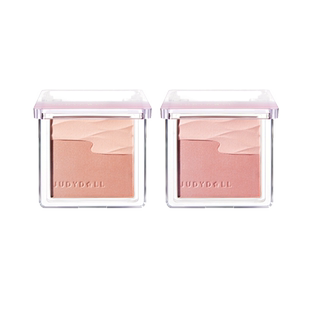 【U先试用】橘朵水缎光双色腮红*2