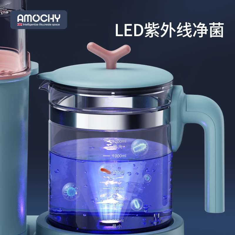 英国AMOCHY奶瓶消毒器带烘干二合一婴儿温奶暖奶器恒温调奶三合一