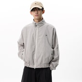 arch 咆哮野兽 roaringwild 美式 立领卡其格纹哈林顿夹克外套男