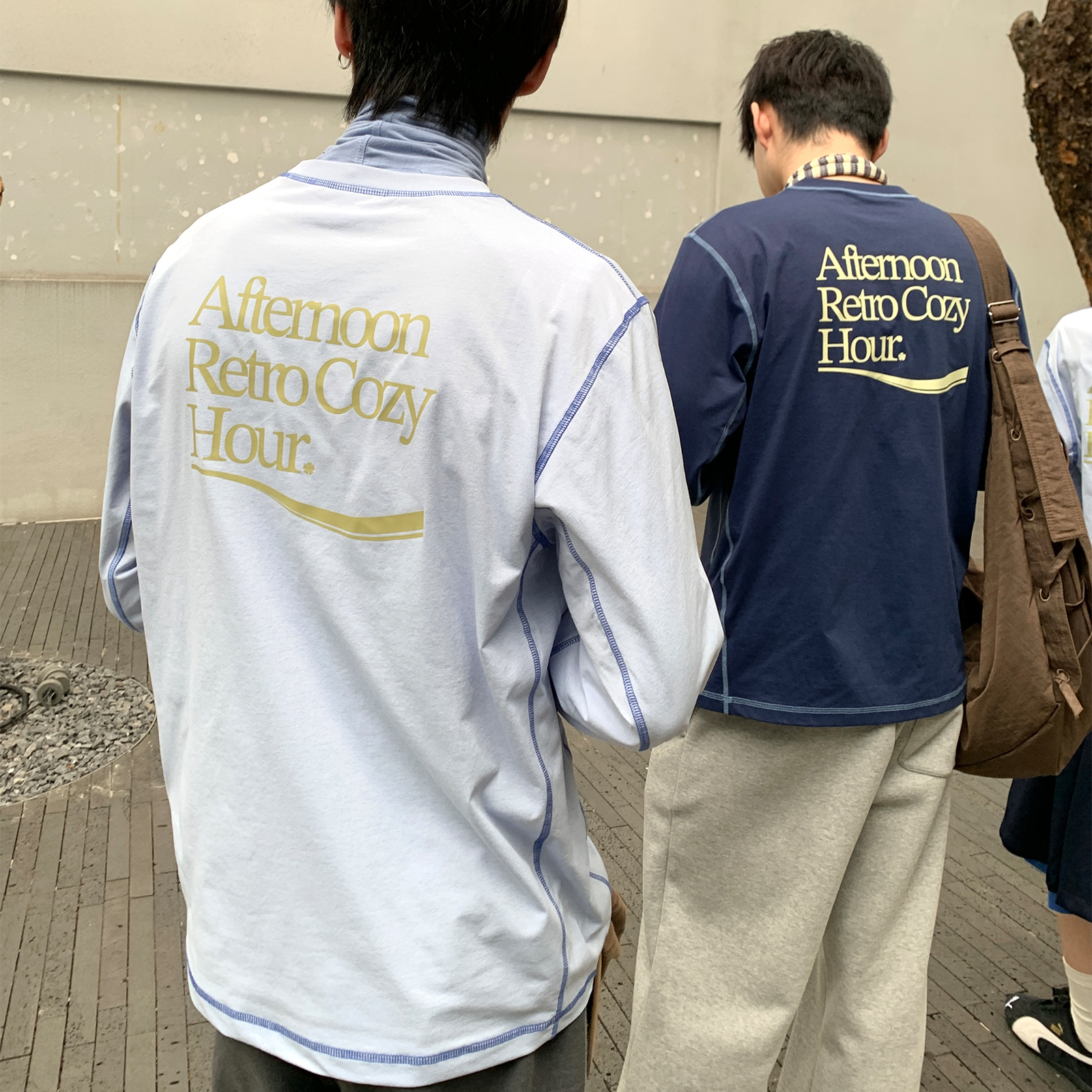 roaringwild a arch 咆哮野兽 圆领宽松男士运动速干美式长袖T恤